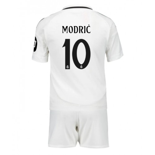 Dres Real Madrid Luka Modric #10 Domaci za djecu 2024-25 Kratak Rukav (+ kratke hlače)